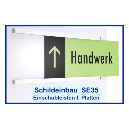 Einschub der bedruckten Platte