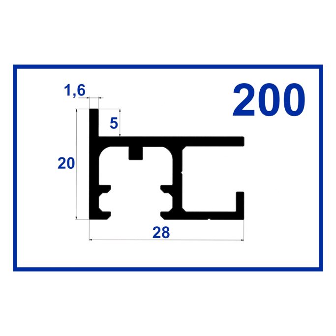 Blockrahmen 200